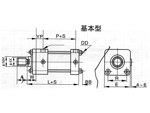 WL70/140-1系列輕型拉桿液壓缸